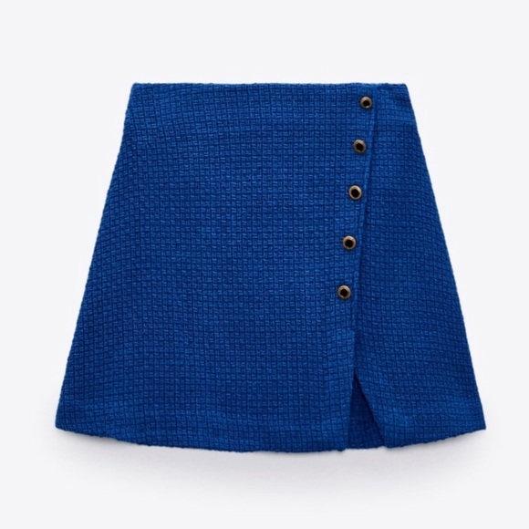 Zara blue skirt - Picture 3 of 9